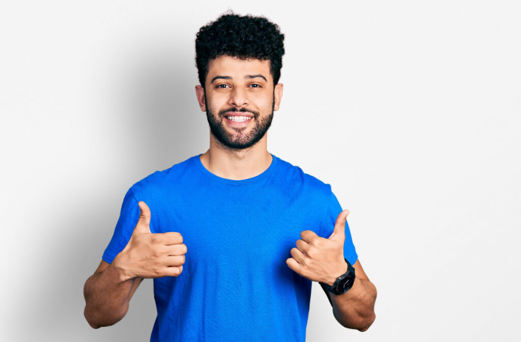 professional digital marketer smiling