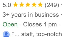 Getting a 5-star rating on Google Maps